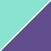 Turquoise and purple